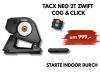 TACX Neo 2t mit Zwift Cog & Click